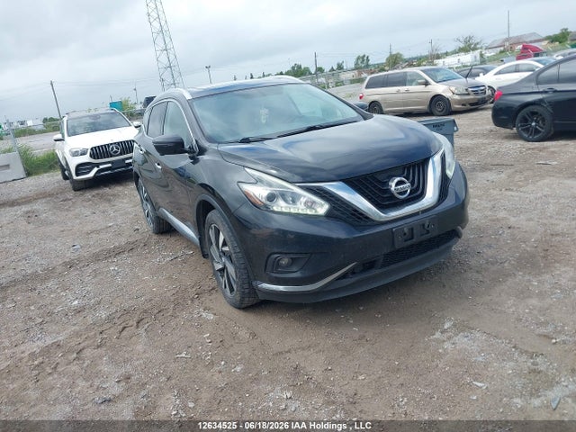 2017 Nissan Murano Platinum/sl/sv მანქანა იყიდება აუქციონზე, vin: 5N1AZ2MH9HN191515, აუქციონის ნომერი: 12634525