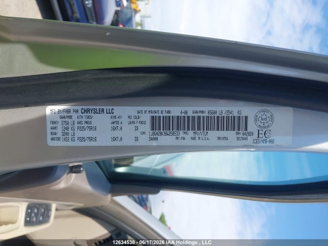 12634538 :رقم المزاد ، 1J8GN28K38W258533 vin ، 2008 Jeep Liberty مزاد بيع