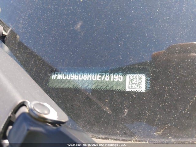 1FMCU9GD8HUE78195 Ford ESCAPE SE