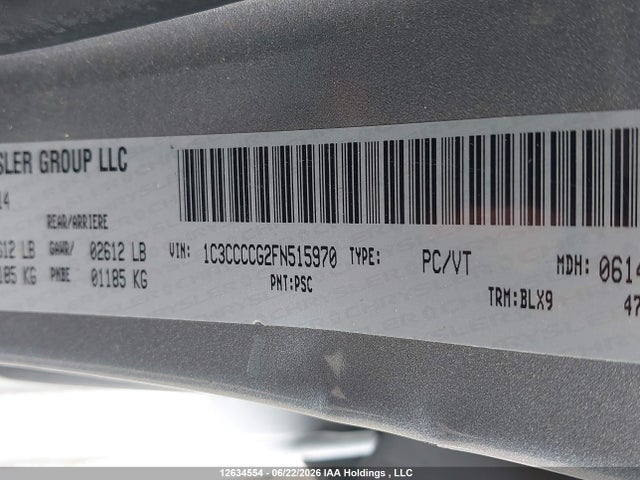 Chrysler 200 C 2015 1C3CCCCG2FN515970 Image 9