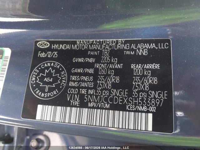 Hyundai Tucson N Line 2025 5NMJCCDEXSH533897 Image 9