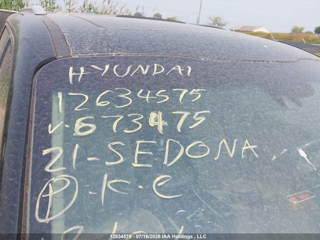 Aukcja sprzedaży 2021 Kia Sedona Lx+/sx Tech, vin: KNDMC5C15M6673475, numer aukcji: 12634575