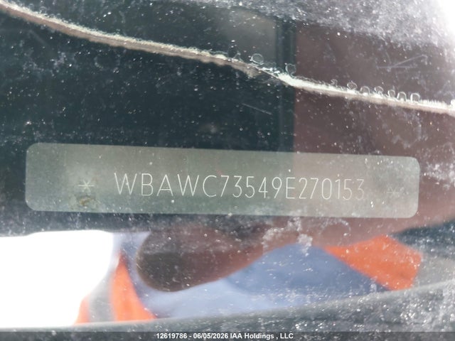2009 Bmw 335i Xdrive მანქანა იყიდება აუქციონზე, vin: WBAWC73549E270153, აუქციონის ნომერი: 12619786