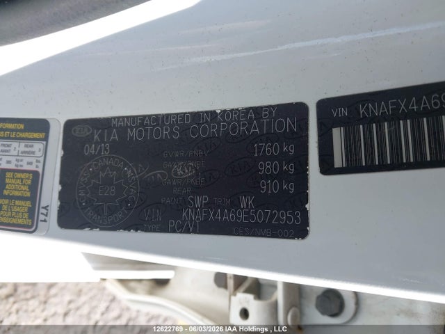Aukcja sprzedaży 2014 Kia Forte 1.8l Lx/1.8l Lx+/1.8l Se, vin: KNAFX4A69E5072953, numer aukcji: 12622769