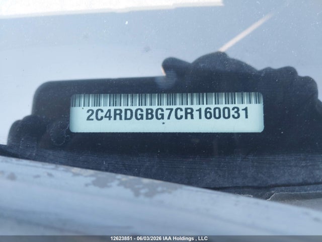 12623851 :رقم المزاد ، 2C4RDGBG7CR160031 vin ، 2012 Dodge Grand Caravan Se/sxt مزاد بيع
