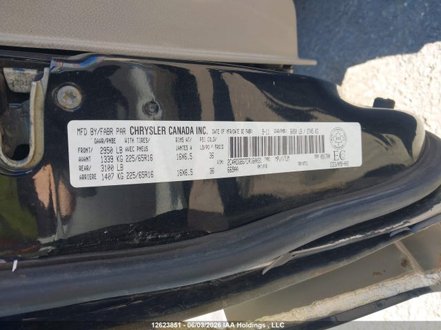 12623851 :رقم المزاد ، 2C4RDGBG7CR160031 vin ، 2012 Dodge Grand Caravan Se/sxt مزاد بيع