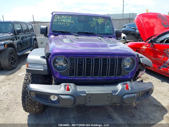 12634603 :رقم المزاد ، 1C4PJXFN9TW197551 vin ، 2026 Jeep Wrangler Rubicon مزاد بيع