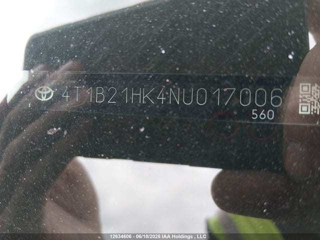 Toyota Camry 2022 4T1B21HK4NU017006 Image 19