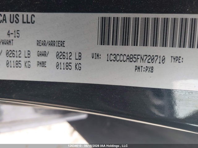 Chrysler 200 Limited 2015 1C3CCCAB5FN720710 Image 9