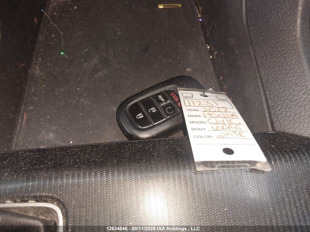 12634646 :رقم المزاد ، 2HGFE2F20NH111118 vin ، 2022 Honda Civic Lx مزاد بيع