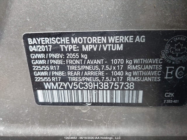 Mini Countryman Cooper 2017 WMZYV5C39H3B75738 Image 9