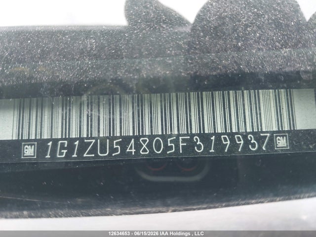 Продаж на аукціоні авто 2005 Chevrolet Malibu Lt, vin: 1G1ZU54805F319937, номер лоту: 12634653