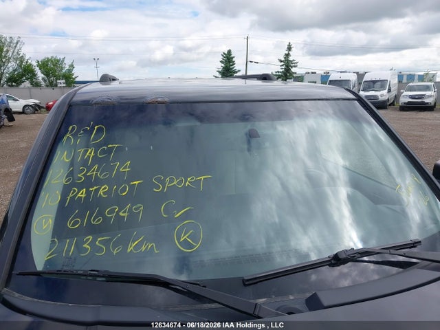 Продажа на аукционе авто 2010 Jeep Patriot Sport, vin: 1J4NF2GB5AD616949, номер лота: 12634674