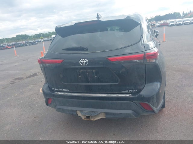 2022 Toyota Highlander Xle მანქანა იყიდება აუქციონზე, vin: 5TDGZRBH5NS232626, აუქციონის ნომერი: 12634677