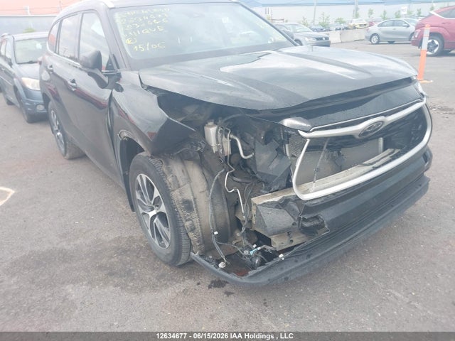 2022 Toyota Highlander Xle მანქანა იყიდება აუქციონზე, vin: 5TDGZRBH5NS232626, აუქციონის ნომერი: 12634677