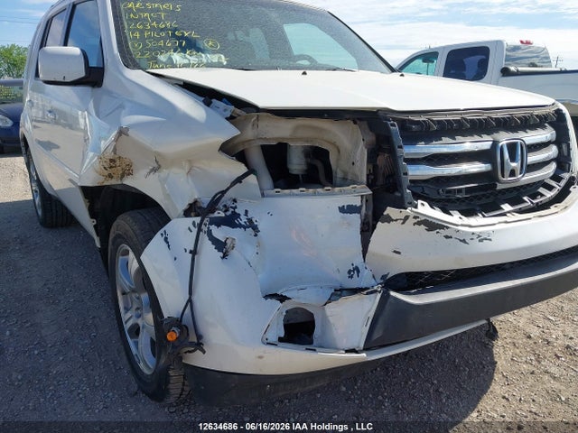12634686 :رقم المزاد ، 5FNYF4H6XEB504677 vin ، 2014 Honda Pilot Exl مزاد بيع