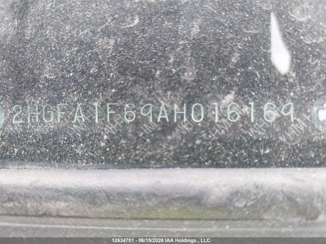 Продаж на аукціоні авто 2010 Honda Civic Sport, vin: 2HGFA1F69AH016169, номер лоту: 12634701