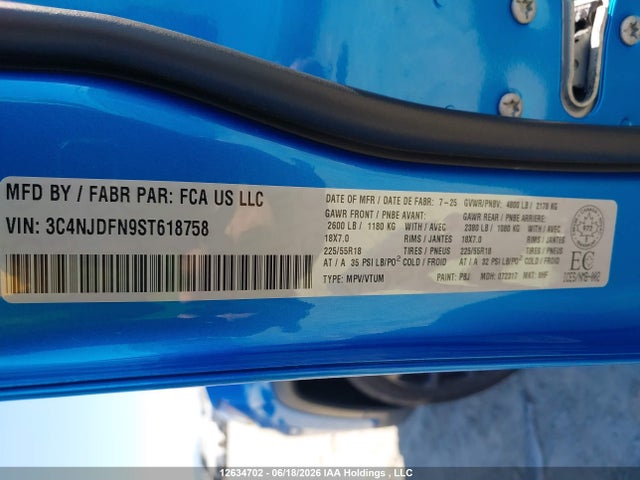 Jeep Compass Latitude Lux 2025 3C4NJDFN9ST618758 Image 17