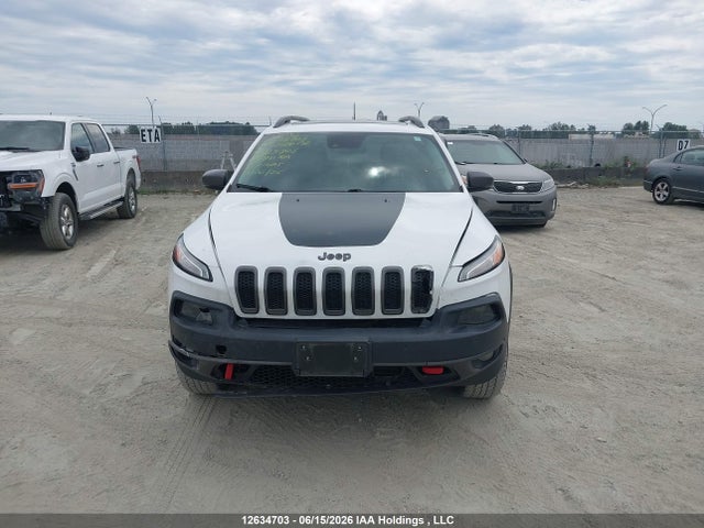 12634703 :رقم المزاد ، 1C4PJMBS4HD225706 vin ، 2017 Jeep Cherokee Trailhawk مزاد بيع
