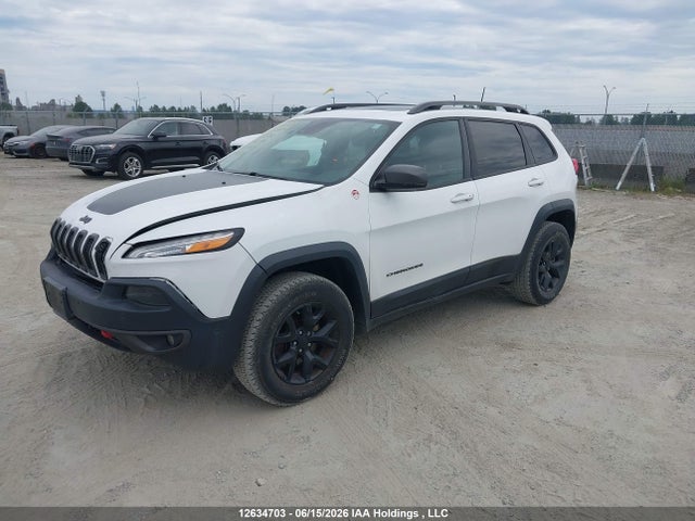 12634703 :رقم المزاد ، 1C4PJMBS4HD225706 vin ، 2017 Jeep Cherokee Trailhawk مزاد بيع