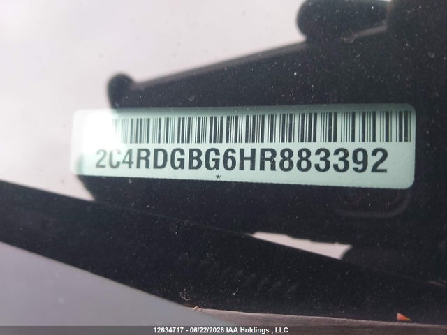 Aukcja sprzedaży 2017 Dodge Grand Caravan Cvp/sxt, vin: 2C4RDGBG6HR883392, numer aukcji: 12634717