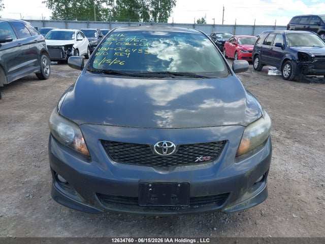 12634760 :رقم المزاد ، 2T1BE40E59C026433 vin ، 2009 Toyota Corolla Xrs Xrs مزاد بيع