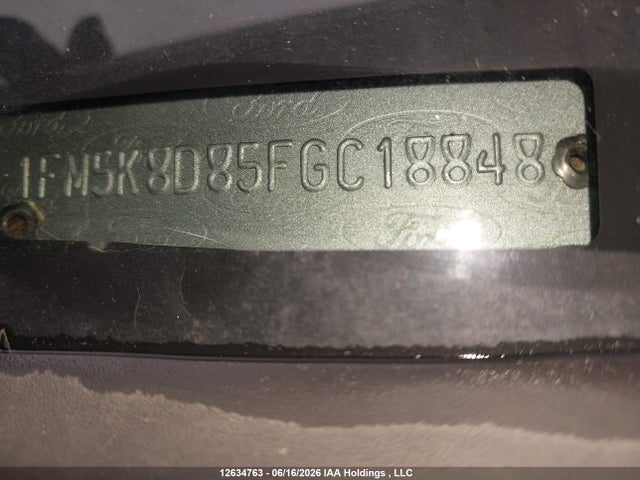 Ford Explorer 2015 1FM5K8D85FGC18848 Image 9