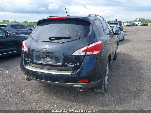 2012 Nissan Murano Le მანქანა იყიდება აუქციონზე, vin: JN8AZ1MW1CW239643, აუქციონის ნომერი: 12634809