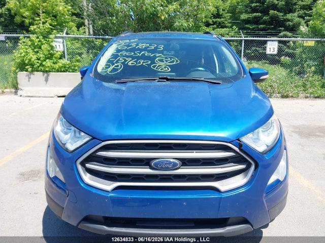 12634833 :رقم المزاد ، MAJ6P1ULXJC159632 vin ، 2018 Ford Ecosport Se مزاد بيع