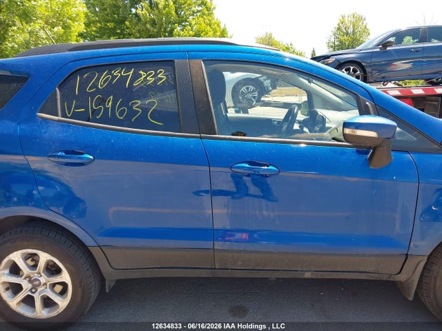 12634833 :رقم المزاد ، MAJ6P1ULXJC159632 vin ، 2018 Ford Ecosport Se مزاد بيع