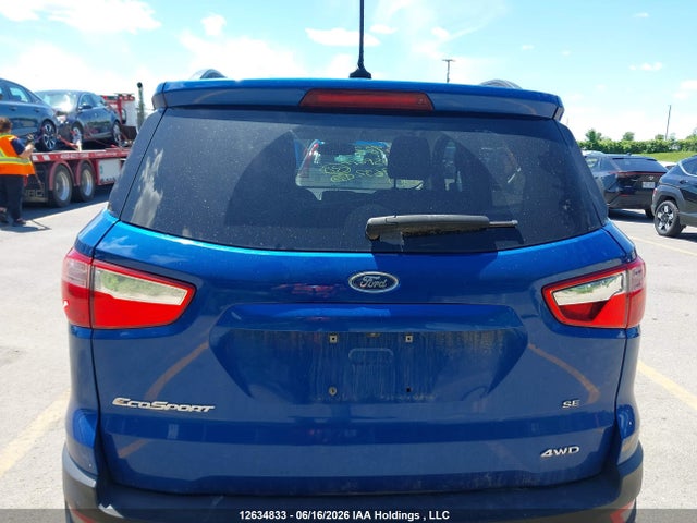 12634833 :رقم المزاد ، MAJ6P1ULXJC159632 vin ، 2018 Ford Ecosport Se مزاد بيع