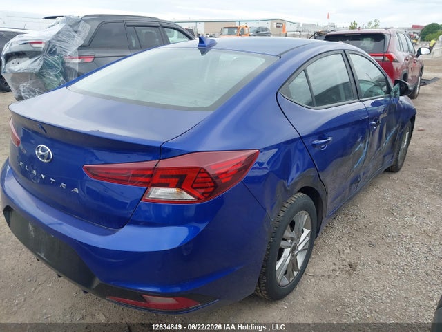 2019 Hyundai Elantra Preferred მანქანა იყიდება აუქციონზე, vin: KMHD84LF3KU857079, აუქციონის ნომერი: 12634849