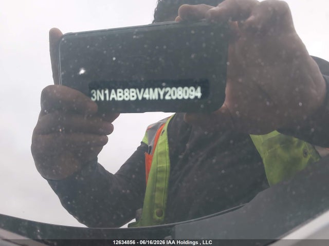 2021 Nissan Sentra S/s Plus მანქანა იყიდება აუქციონზე, vin: 3N1AB8BV4MY208094, აუქციონის ნომერი: 12634856