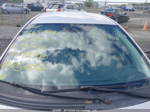 2013 Toyota Corolla S/le მანქანა იყიდება აუქციონზე, vin: 2T1BU4EE1DC029012, აუქციონის ნომერი: 12634881