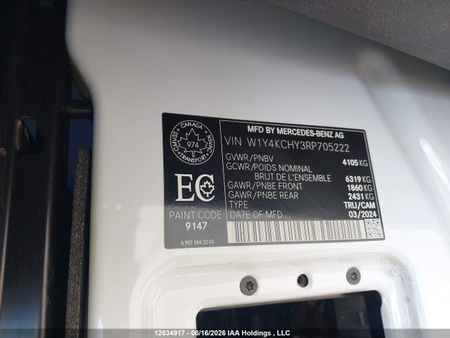 W1Y4KCHY3RP705222 Mercedes-Benz Sprinter 2500