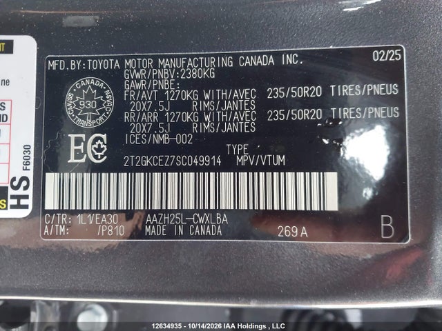 Lexus Nx 350h 350h 2025 2T2GKCEZ7SC049914 Image 9