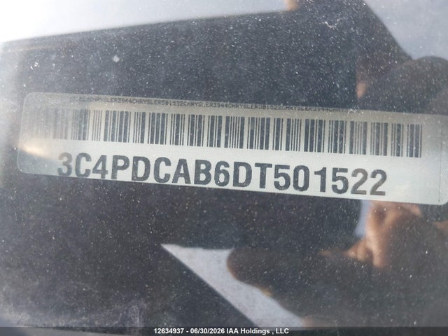 Aukcja sprzedaży 2013 Dodge Journey Cvp/se Plus, vin: 3C4PDCAB6DT501522, numer aukcji: 12634937