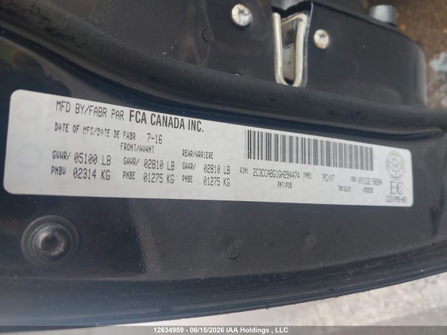 Chrysler 300 S 2016 2C3CCABG1GH294474 Image 18