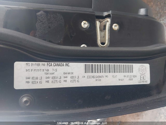 Chrysler 300 S 2016 2C3CCABG1GH294474 Image 9