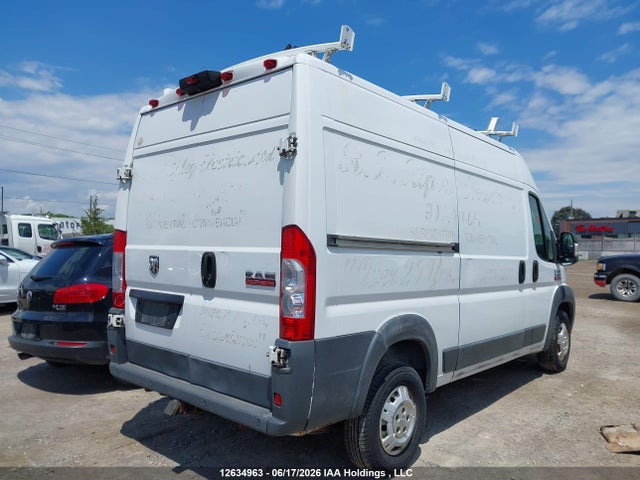 12634963 :رقم المزاد ، 3C6TRVBG2FE502414 vin ، 2015 Ram Promaster 1500 مزاد بيع