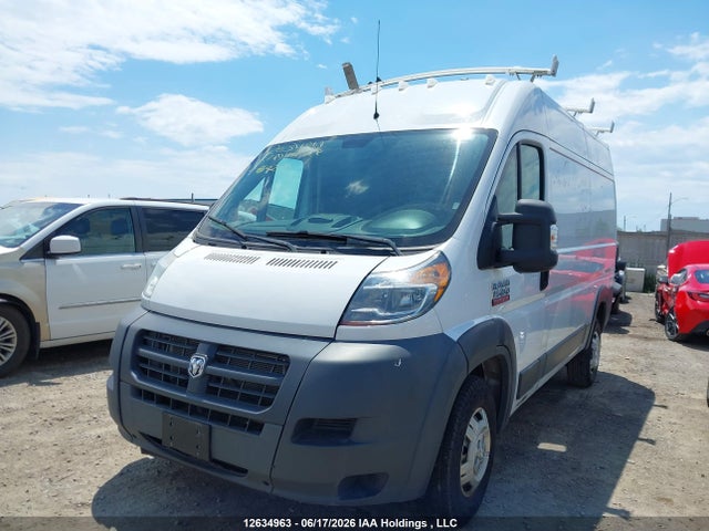 12634963 :رقم المزاد ، 3C6TRVBG2FE502414 vin ، 2015 Ram Promaster 1500 مزاد بيع
