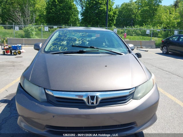 2012 Honda Civic Lx მანქანა იყიდება აუქციონზე, vin: 2HGFB2E48CH015388, აუქციონის ნომერი: 12623282