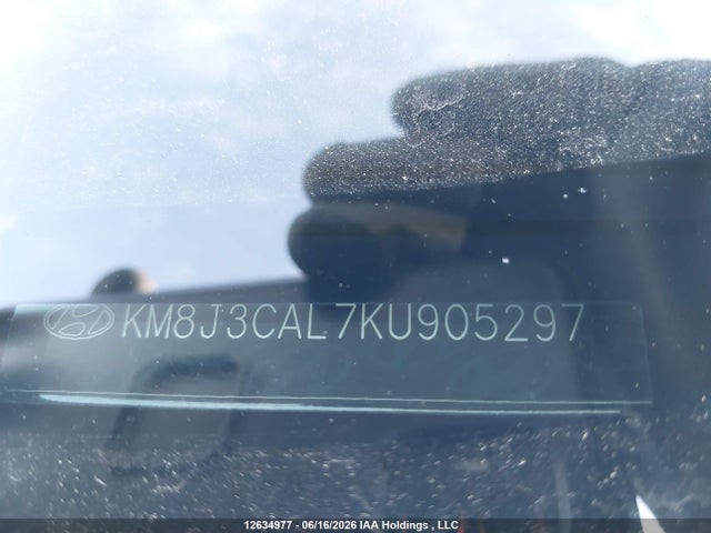 Продаж на аукціоні авто 2019 Hyundai Tucson Limited/sel/sport/ultimate/value/night, vin: KM8J3CAL7KU905297, номер лоту: 12634977