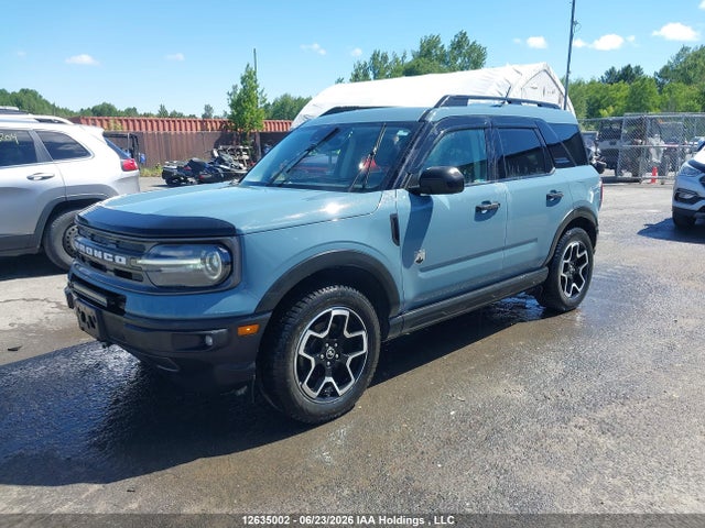 12635002 :رقم المزاد ، 3FMCR9B68MRA37419 vin ، 2021 Ford Bronco Sport Big Bend مزاد بيع
