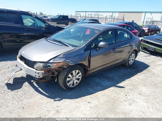 2012 Honda Civic Lx მანქანა იყიდება აუქციონზე, vin: 2HGFB2F42CH013974, აუქციონის ნომერი: 12635040