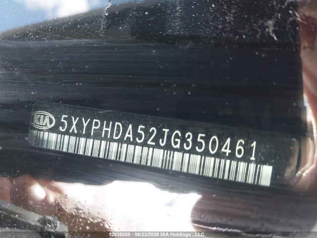 Aukcja sprzedaży 2018 Kia Sorento Ex, vin: 5XYPHDA52JG350461, numer aukcji: 12635058