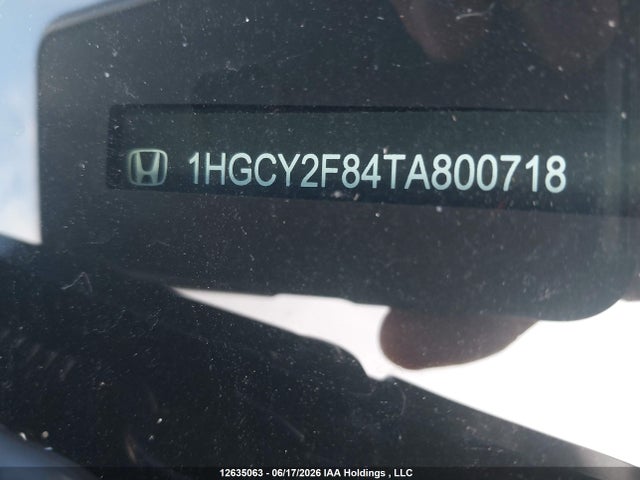12635063 :رقم المزاد ، 1HGCY2F84TA800718 vin ، 2026 Honda Accord Touring Hybrid مزاد بيع