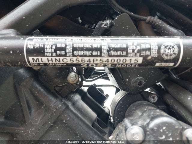 Продажа на аукционе авто 2023 Honda Cb300 Ra, vin: MLHNC5564P5400015, номер лота: 12635081