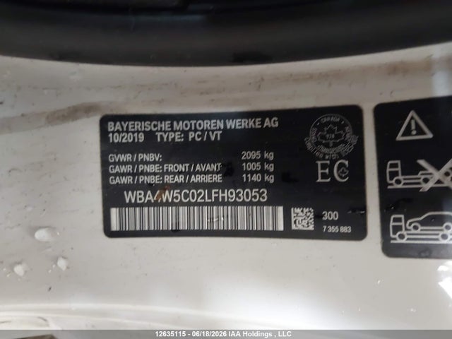BMW 430i Xdrive 2020 WBA4W5C02LFH93053 Image 9