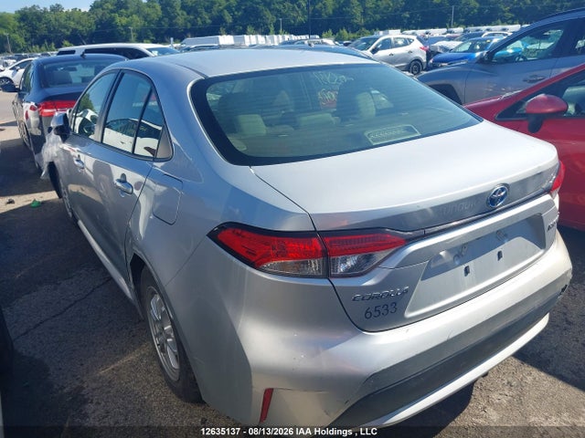 2022 Toyota Corolla Hybrid Base W/li Battery მანქანა იყიდება აუქციონზე, vin: JTDBBMBE3N3500713, აუქციონის ნომერი: 12635137